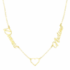 Namenskette Heart - Variante Mehrere -Meinekette Verkäufe NK 5130