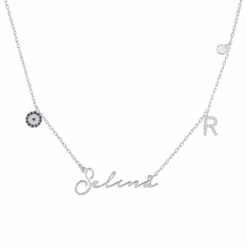 Namenskette Notera Mit Initial Und Lucky Charm 6 Namenskette Notera Mit Initial Und Lucky Charm -Meinekette Verkäufe NK 5191