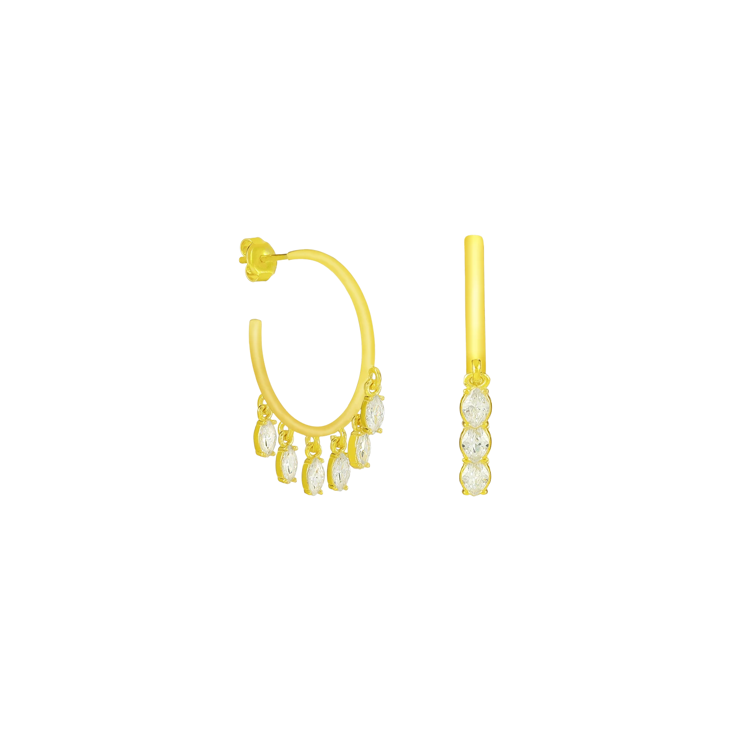 Zirkonia Drop Ohrringe 1 Zirkonia Drop Ohrringe