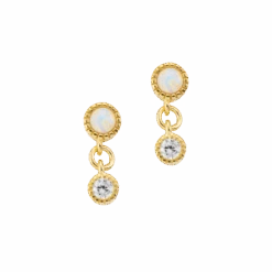 Lunaria Drops Ohrstecker