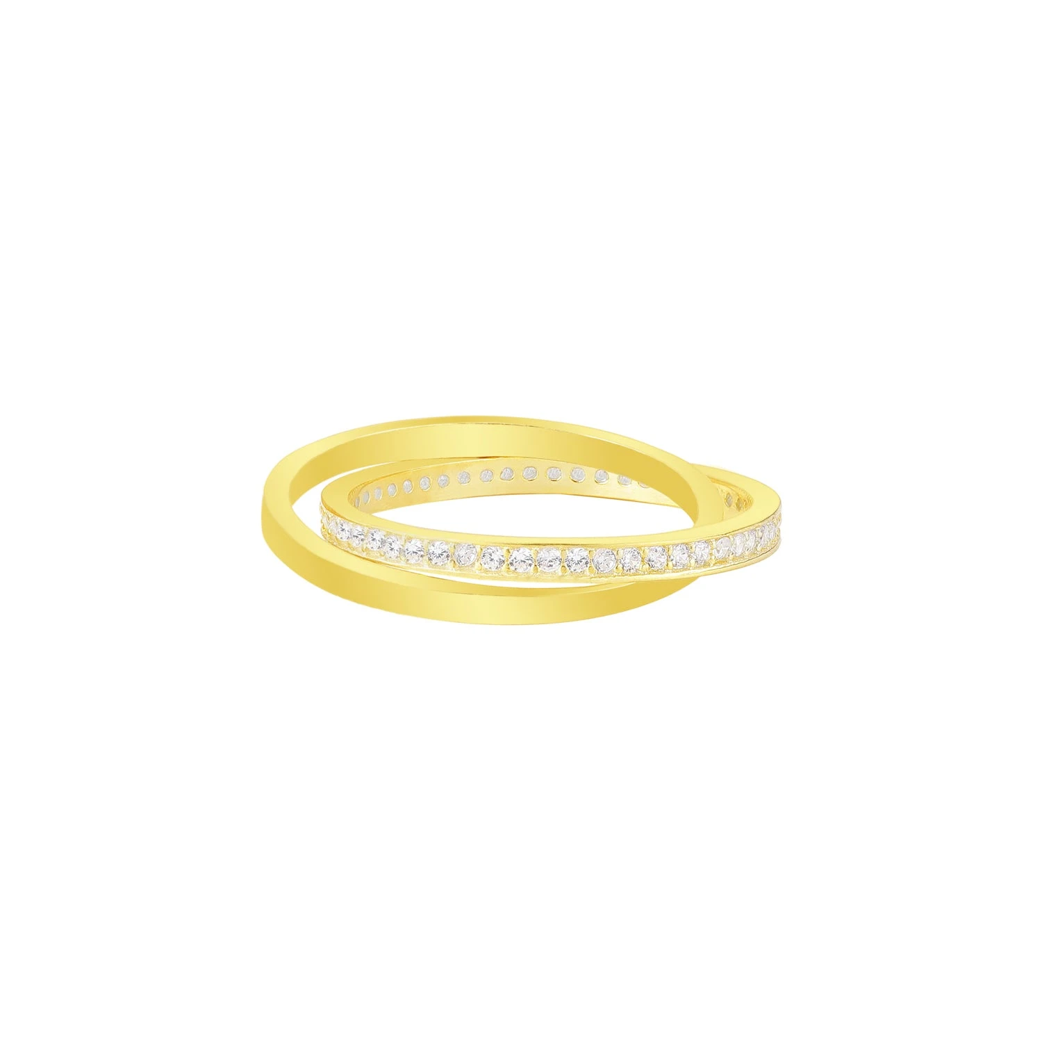 Double-Row Zirkonia Ring 1 Double-Row Zirkonia Ring