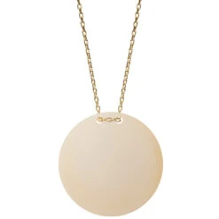 Plättchen Halskette 9 Plättchen Halskette -Meinekette Verkäufe plattchen halskette gold