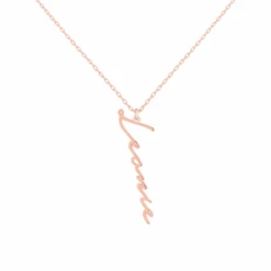 Namenskette - Variante Senkrecht-Notera -Meinekette Verkäufe rose 5D4 27267 v1