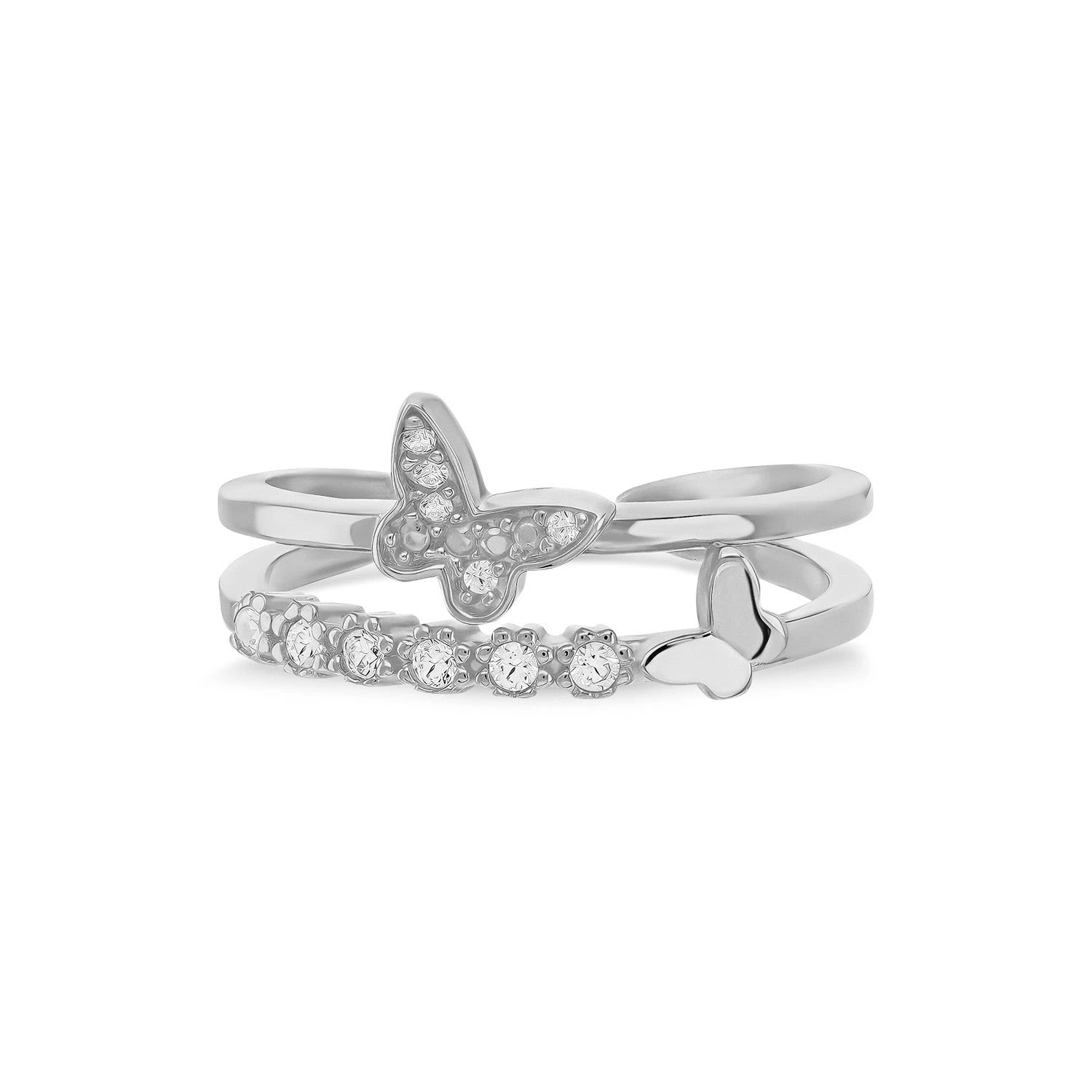 Butterfly Zirkonia Ring 7 Butterfly Zirkonia Ring – Bild 7