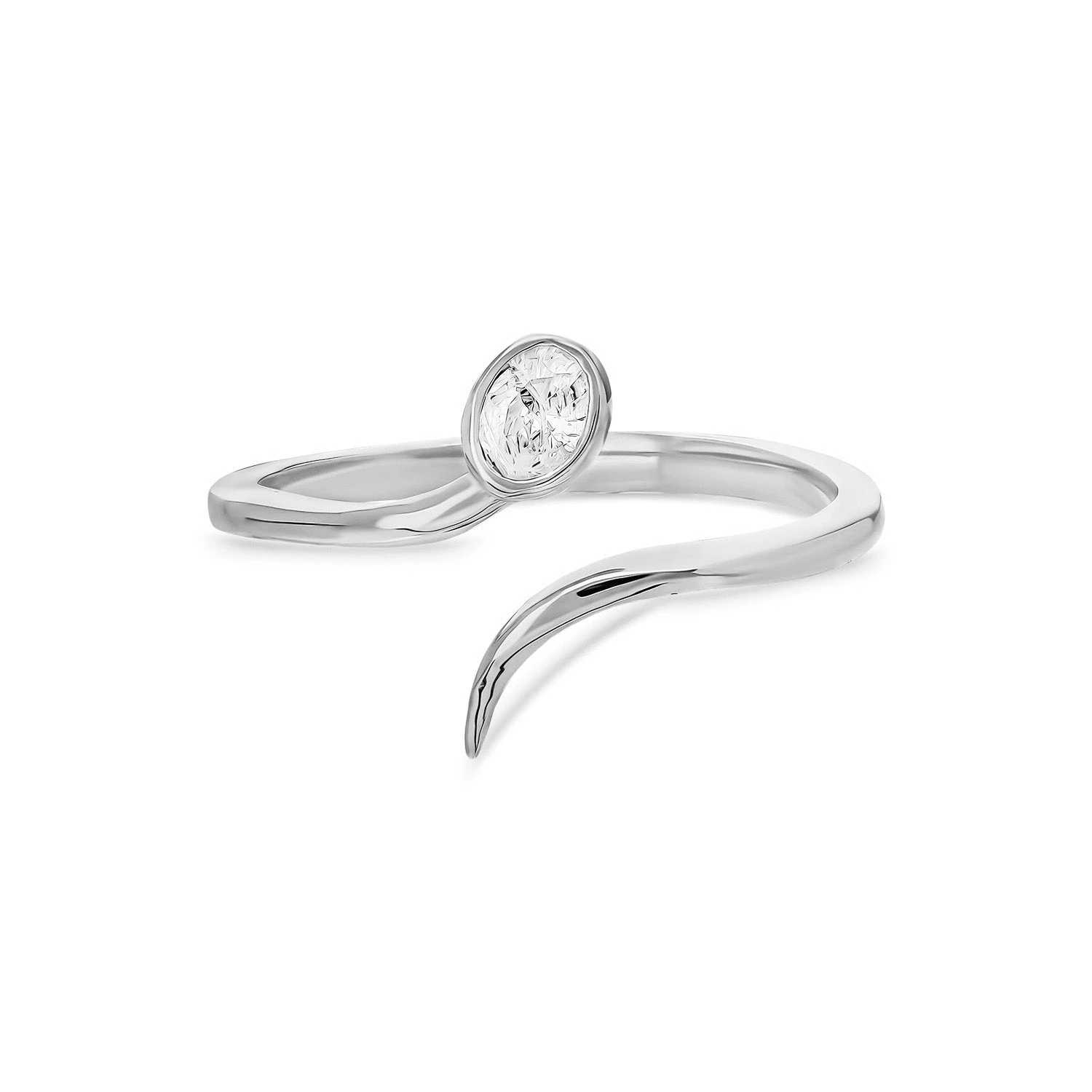 Snake Zirkonia Ring 6 Snake Zirkonia Ring – Bild 6