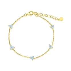 Blue Lilia Armband