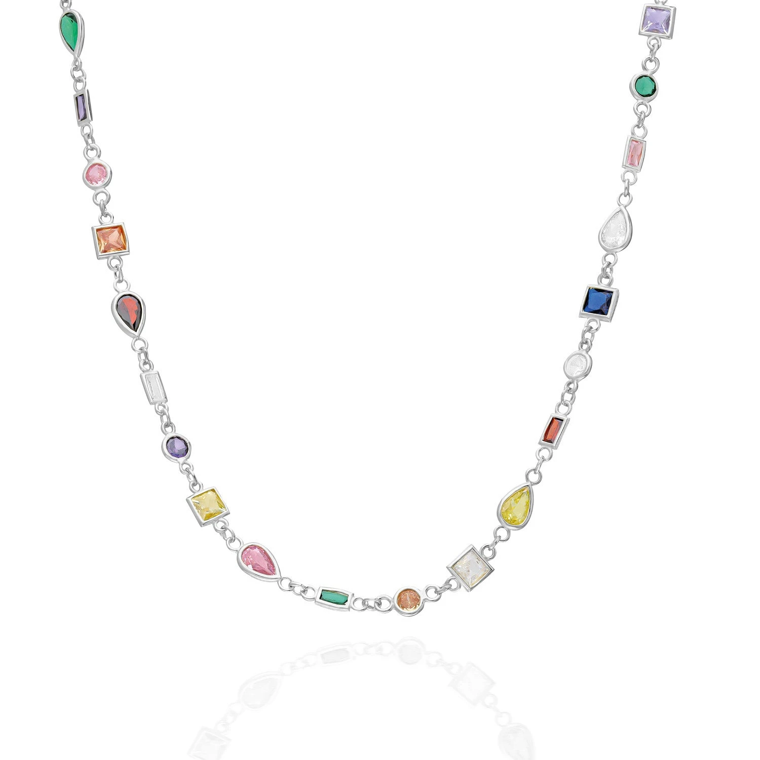 Rainbow Gems Halskette 5 Rainbow Gems Halskette – Bild 5