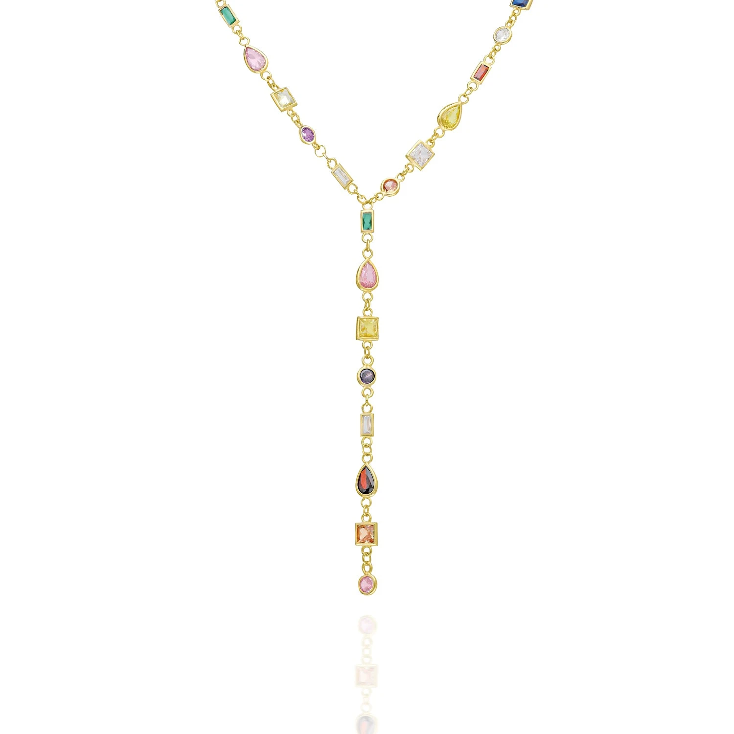 Rainbow Gems Y-Halskette 1 Rainbow Gems Y-Halskette