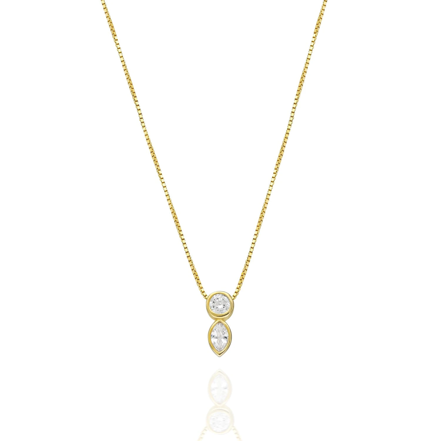 Twin Light Halskette 1 Twin Light Halskette