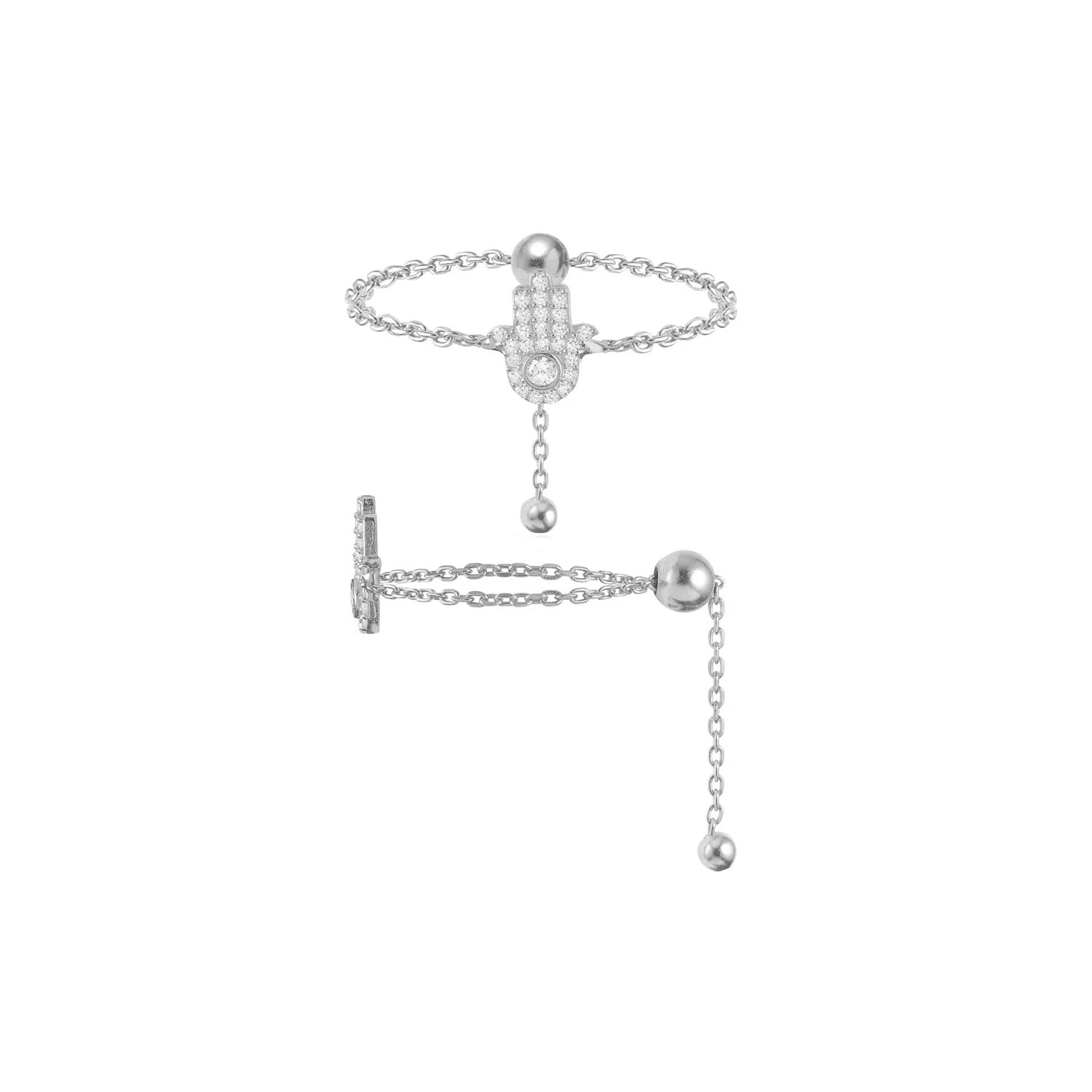 Chain Ring Fatimas Hand 4 Chain Ring Fatimas Hand – Bild 4