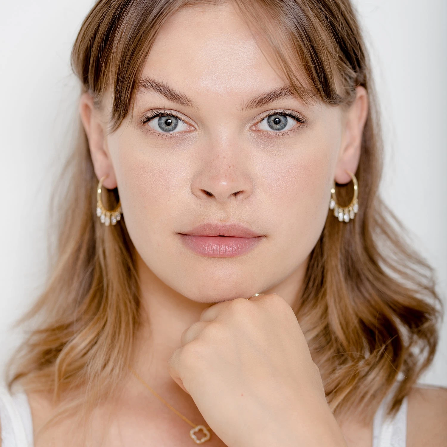 Zirkonia Drop Ohrringe 5 Zirkonia Drop Ohrringe – Bild 5